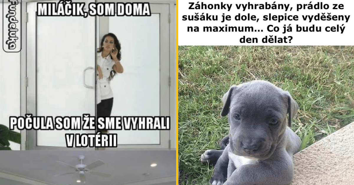 20+ Obrázkov: Všetko vtipné z internetu! #471 – Keď manžel vyhrá v lotérii a ako vyzerá konverzácia v ideálnom vzťahu