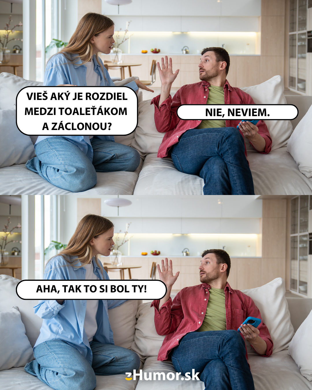 Hádka medzi ženou a mužom