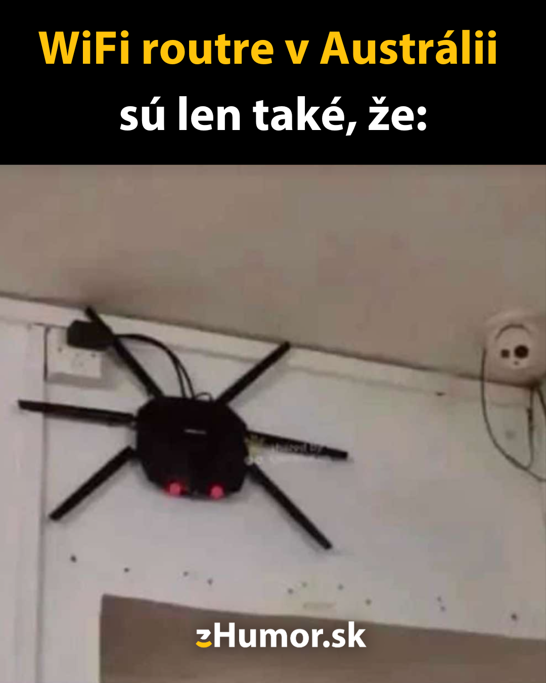 WiFi routre v Austrálii