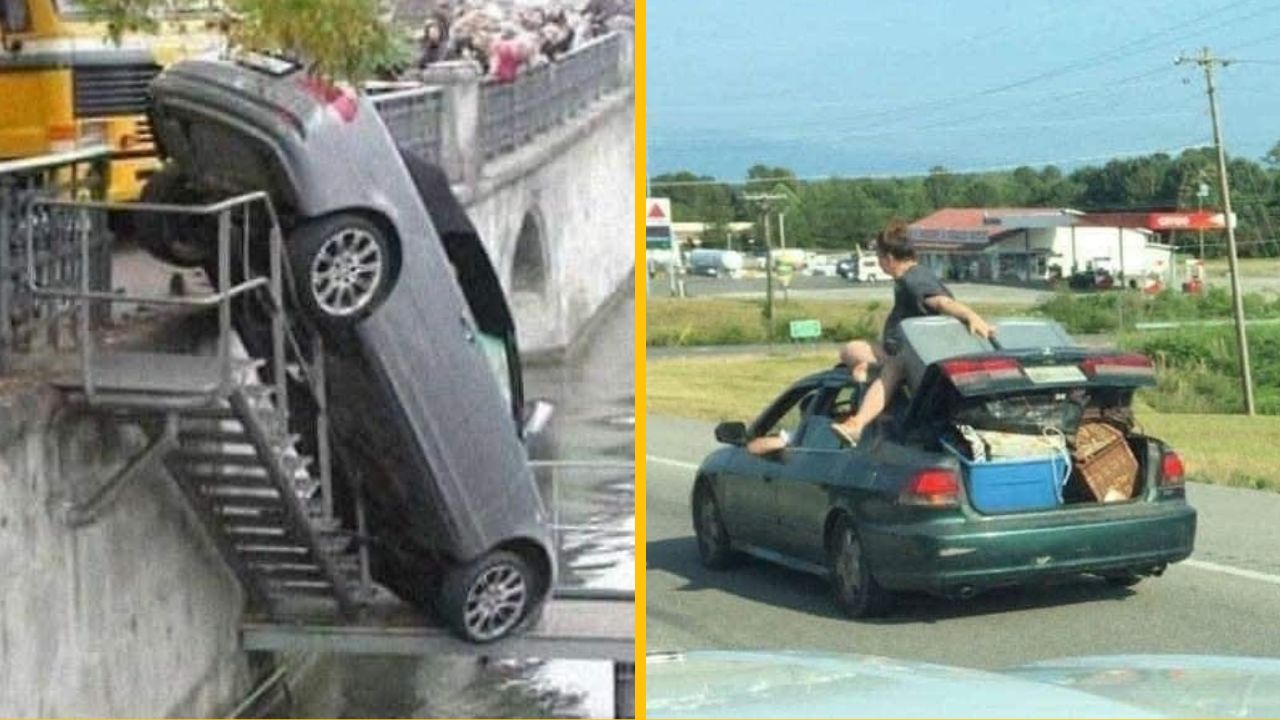 10 vtipných fotiek ľudí, ktorým by mali okamžite zobrať vodičský preukaz