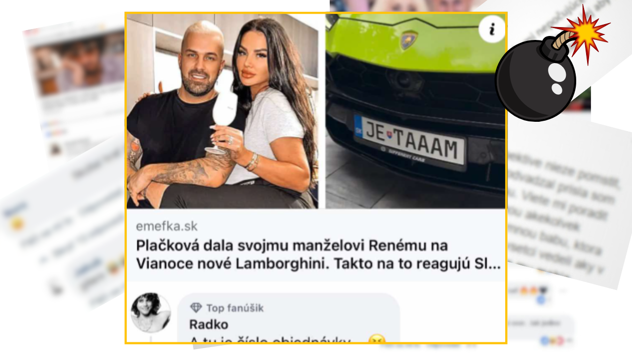 Bomby zo sociálnych sietí #1109 – Slováci si zavtipkovali na účet Plačkovej a jej drahom darčeku pre René Rendyho