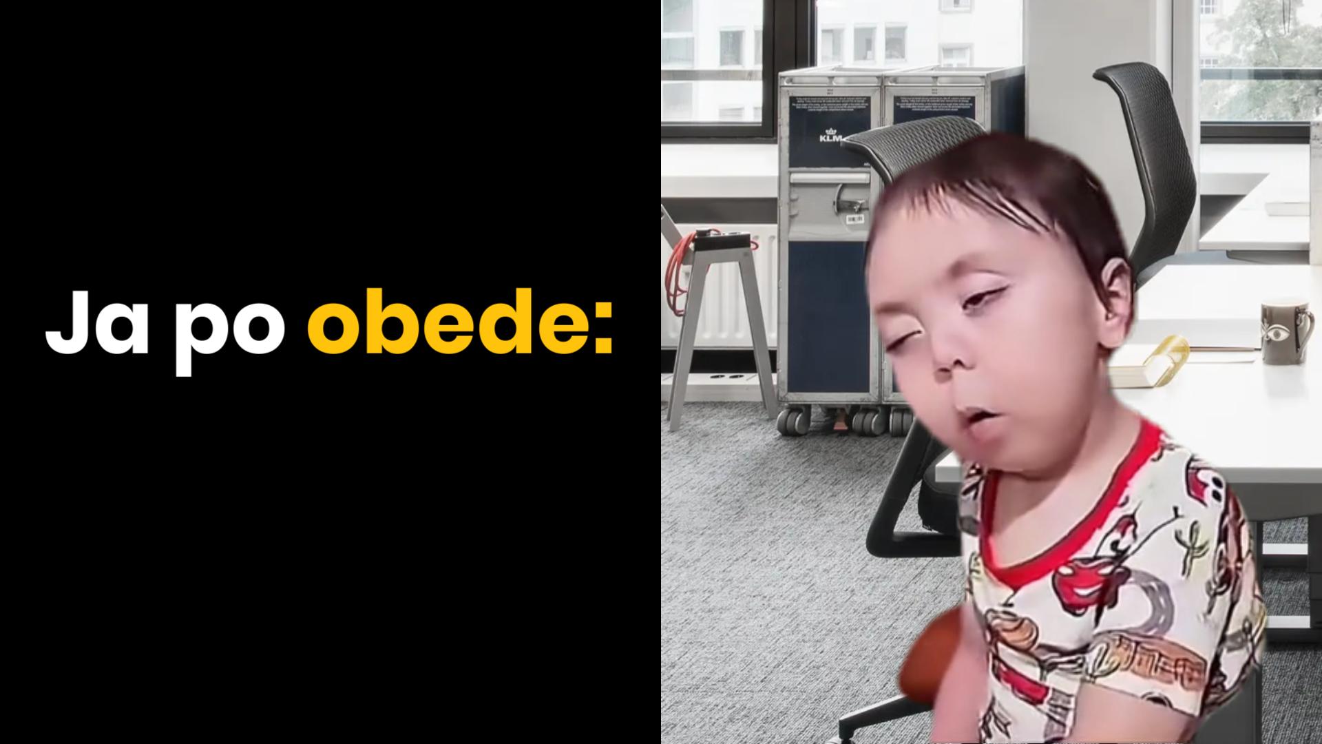 Plný energie, ale iba doobedu