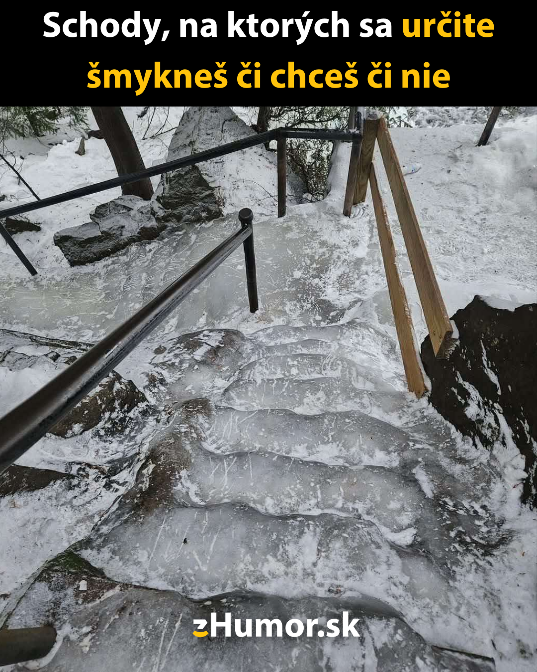 Najšmykľavejšie schody