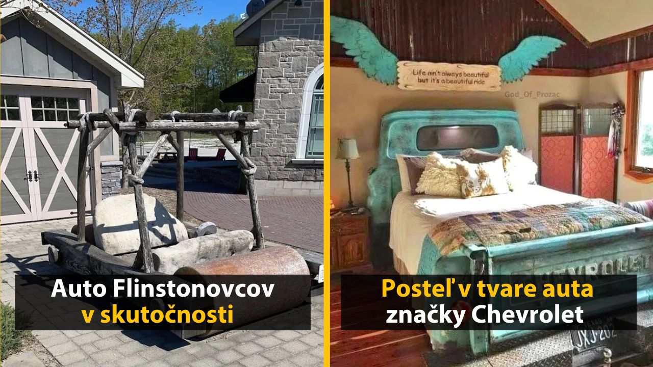 30+ Obrázkov, ktorými dokonale zabiješ čas #525 – Skutočné auto Flinstonovcov, či policajt chytá korytnačku