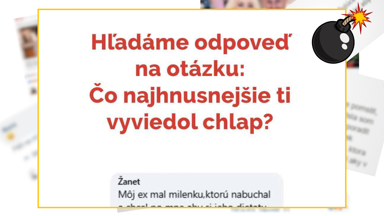 Bomby zo sociálnych sietí #1129 – Slovenka Žanet prezradila, čo najhnusnejšie jej vyviedol chlap