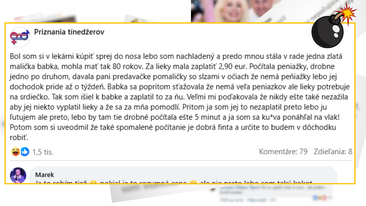Bomby zo sociálnych sietí #1132 – znelo to ako dobrý skutok pre staršiu seniorku, no záver všetkých odrovnal