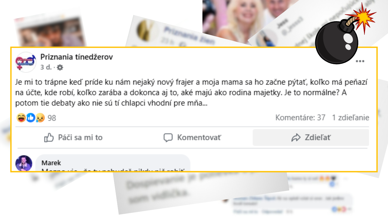 Bomby zo sociálnych sietí #1134 – vždy, keď si prinesie domov nového chalana, mama zisťuje koľko má peňazí a z akých finančných pomerov je