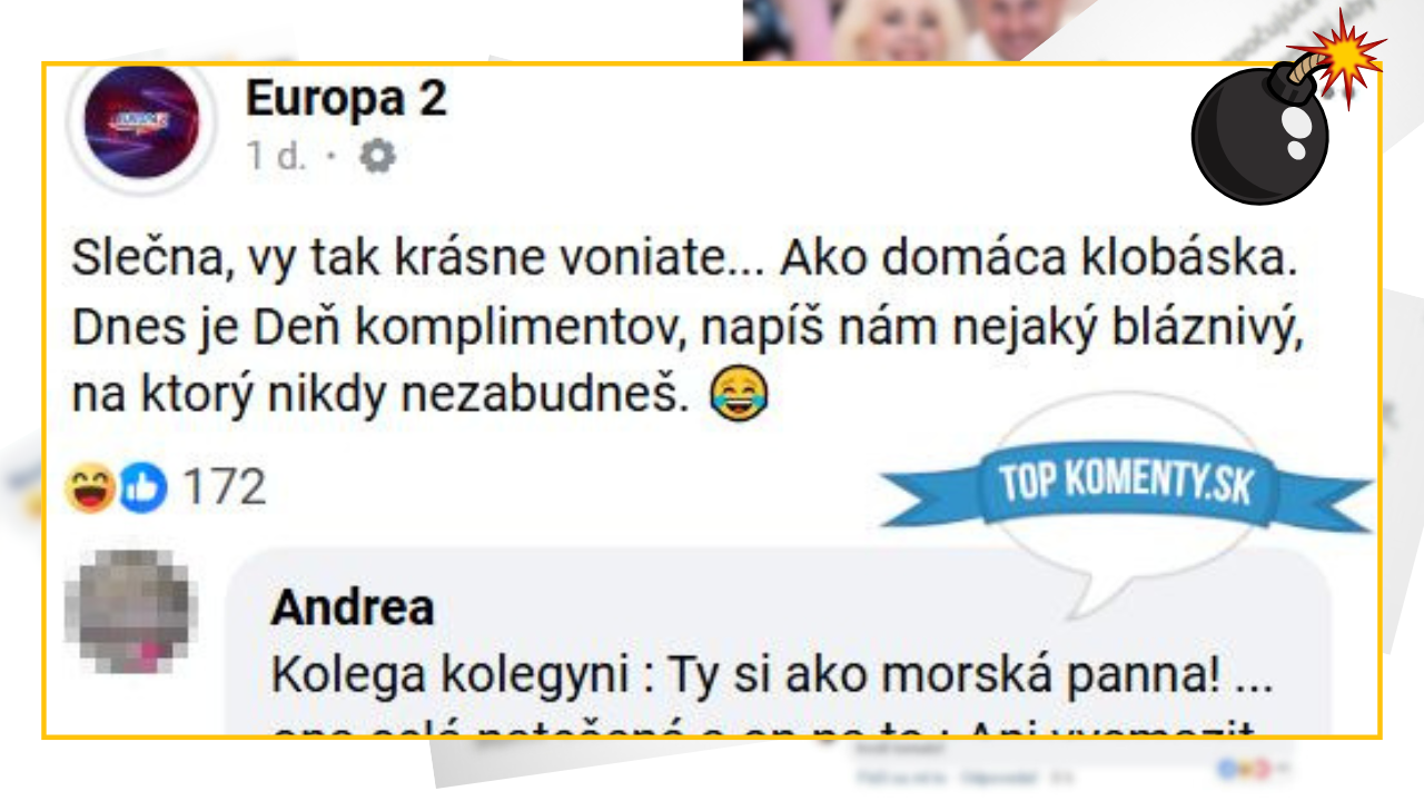 Bomby zo sociálnych sietí #1142 – Slováci dostali divné a vtipní komplimenty, ktoré skôr vyzneli ako urážka