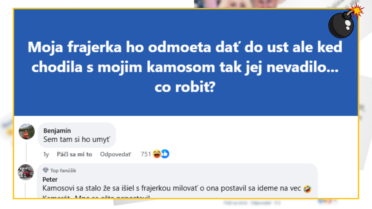 Bomby zo sociálnych sietí #1144 – frajerka ho odmieta uspokojiť ústami, zatiaľ čo predtým s jeho kamošom s tým nemala problém