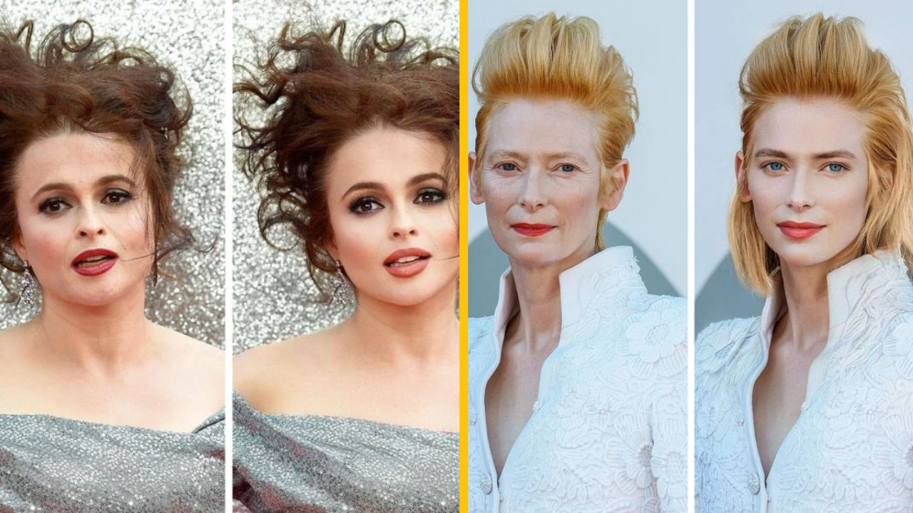 Ako by vyzerala Helena Bonham Carter a 14 ďalších herečiek, keby nasledovali moderné trendy krásy?
