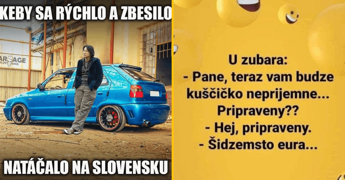 20+ Obrázkov: Všetko vtipné z internetu! #484 – Nepríjemná návšteva u zubára a štatistiky o priemernom Slovákovi