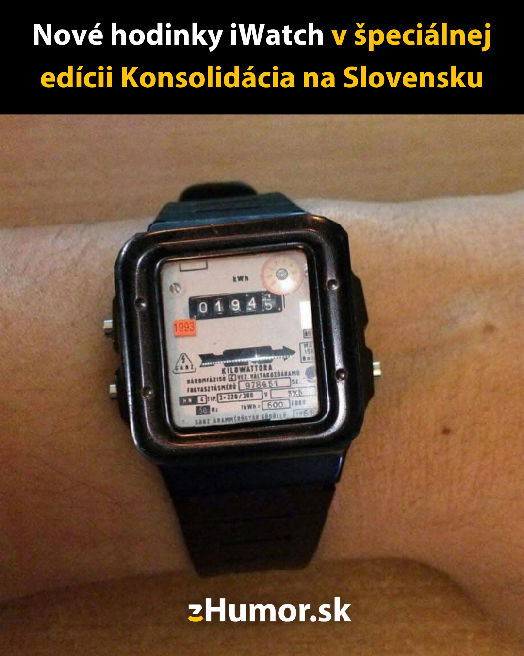 Prvé slovenské hodinky iWatch