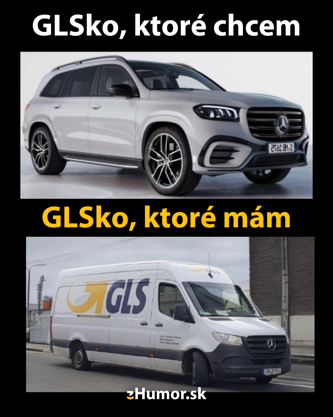 GLSko, ktoré chcem vs. ktoré mám