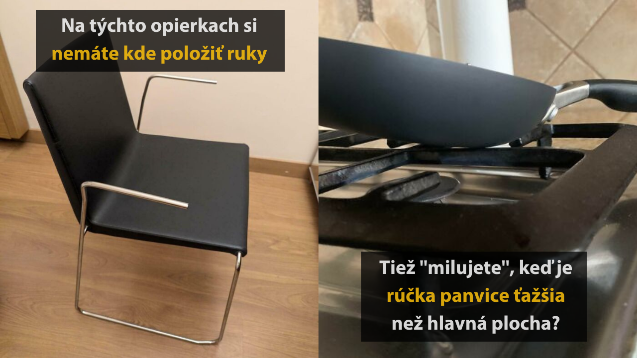 10 dizajnérskych omylov, ktoré určite vyzerali dobre na papieri, no v praxi sú doslova zlým snom #2