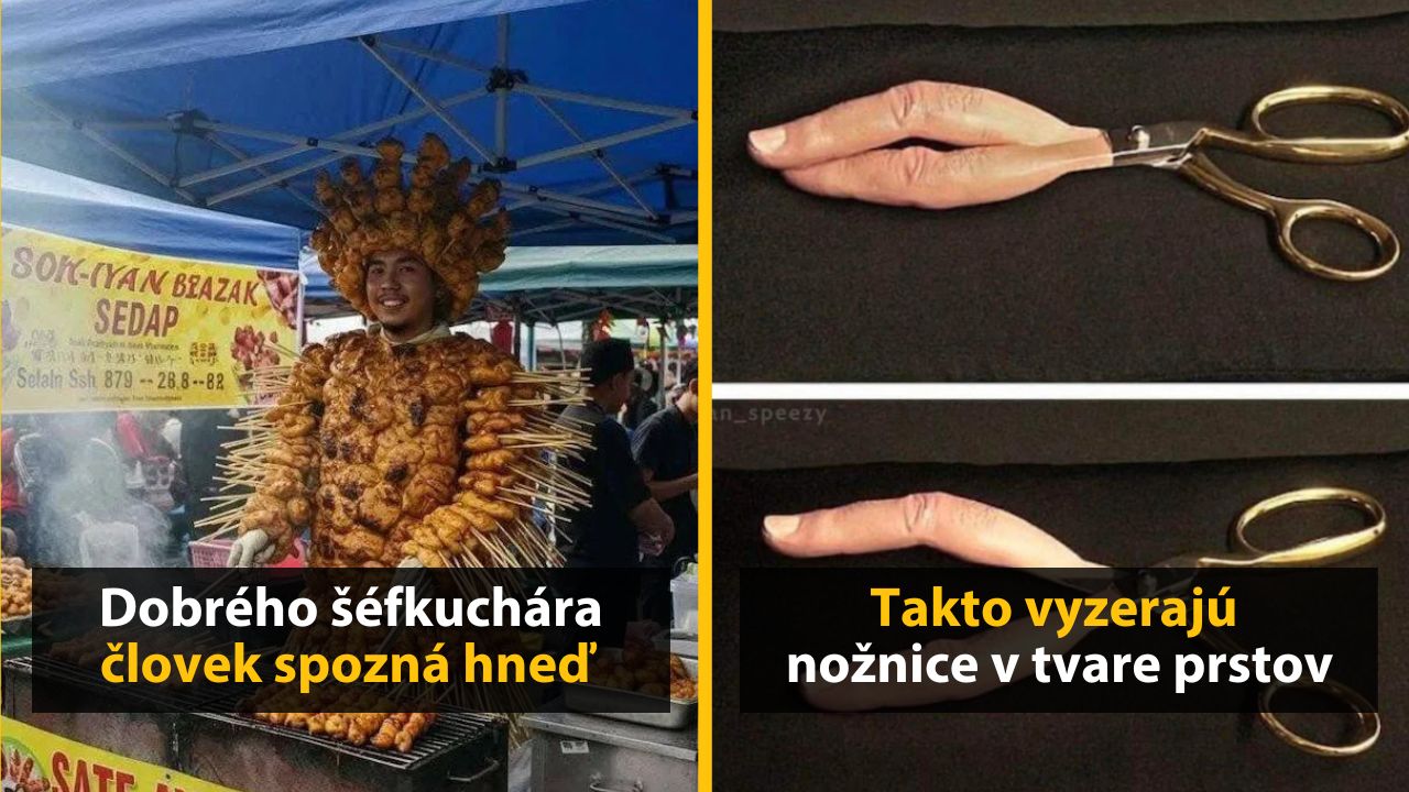 30+ Obrázkov, ktorými dokonale zabiješ čas #537 – Nožnice v tvare prstov alebo kľúče zapichnuté v pneumatike