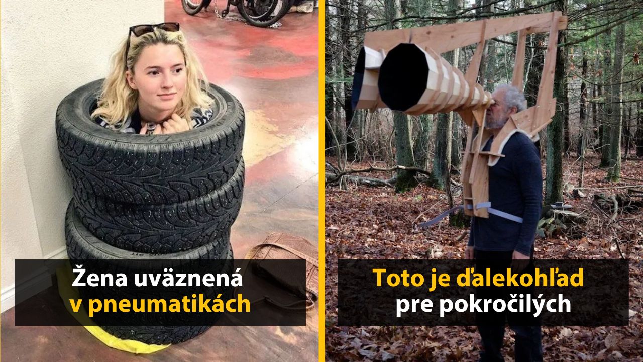 30+ Obrázkov, ktorými dokonale zabiješ čas #538 – Ďalekohľad pre pokročilých alebo tenisky značky Fake