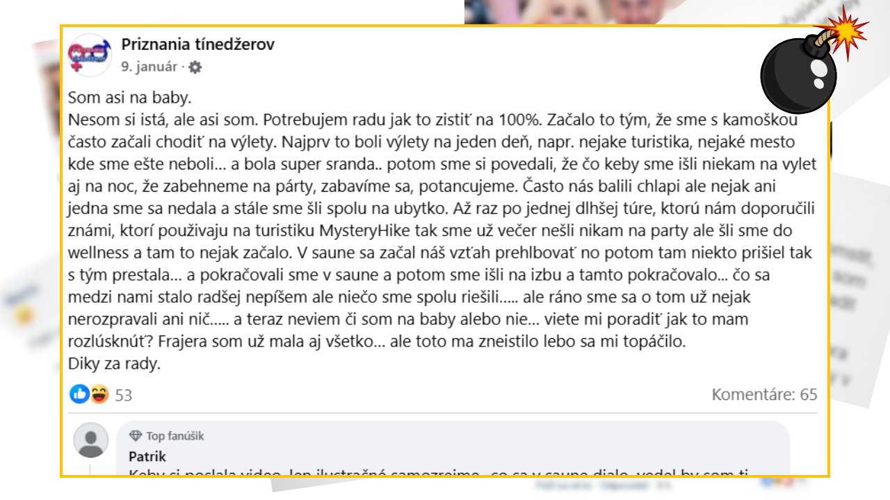 Bomby zo sociálnych sietí #1151 – v saune s kamarátkou zistila, že je orientovaná na baby