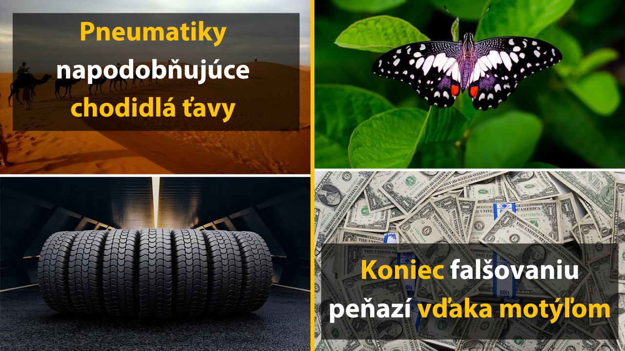 10-krát, keď sa ľudia pri vývoji technológií inšpirovali prírodou