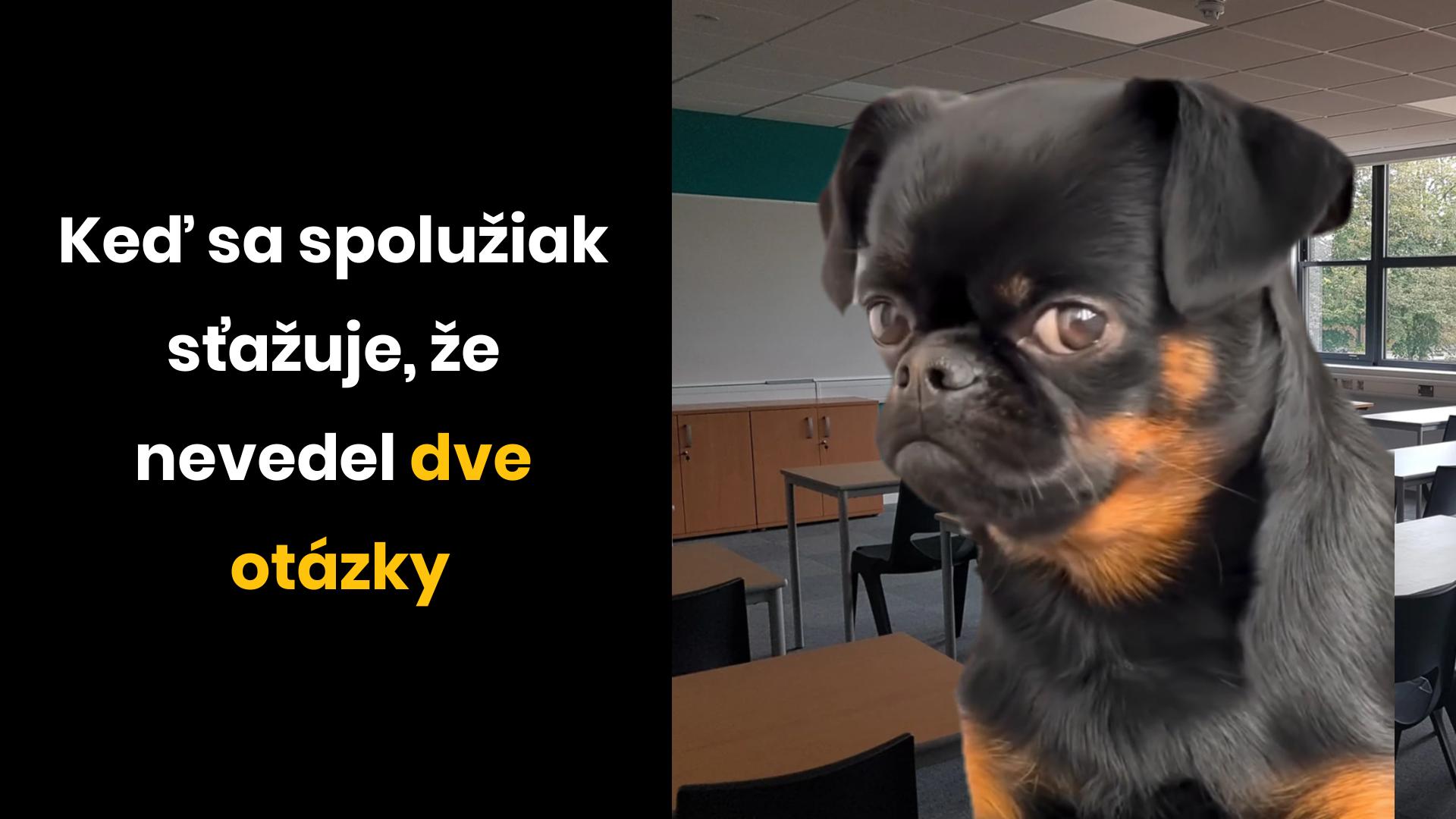 Ty sa sťažuj