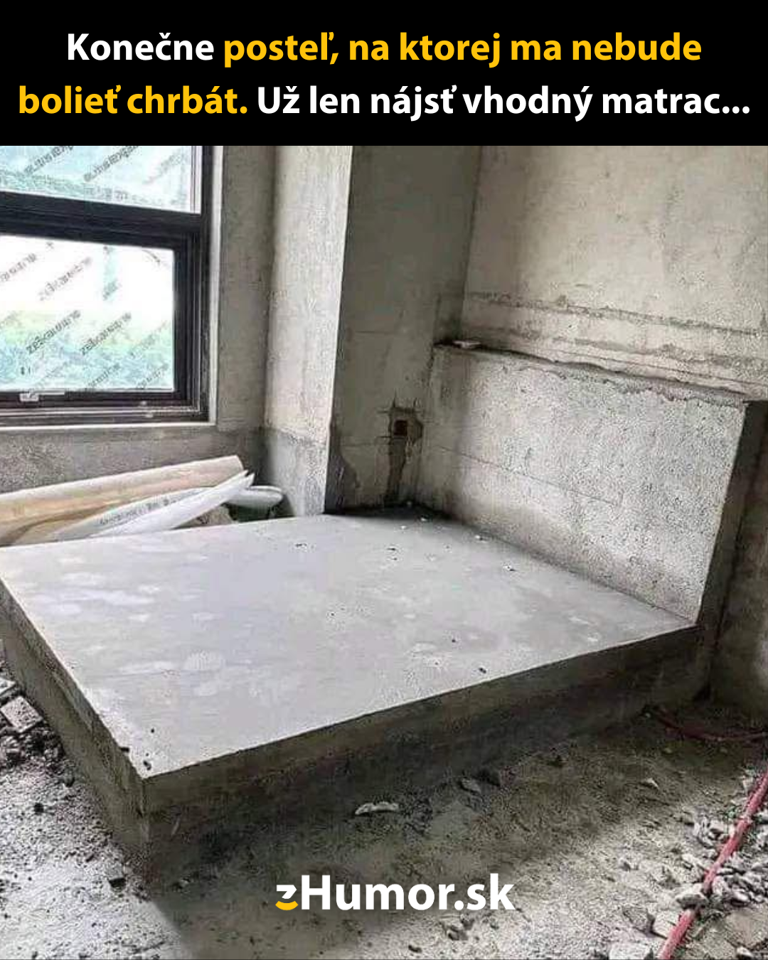Murovaná posteľ