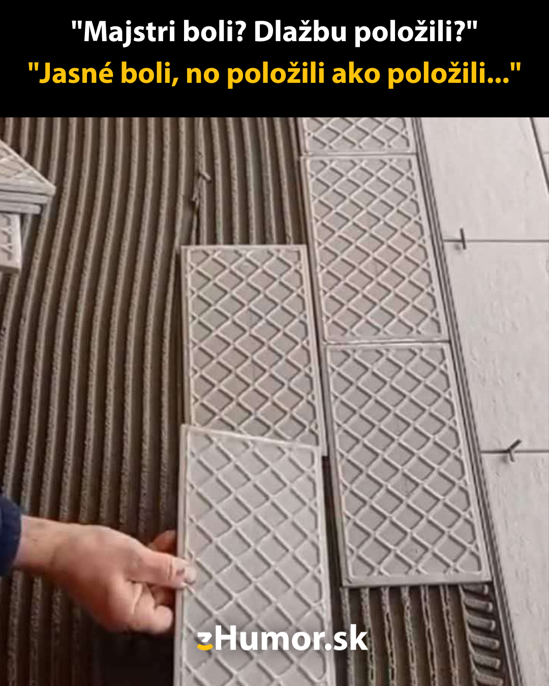 Majstri pokladali novú dlažbu