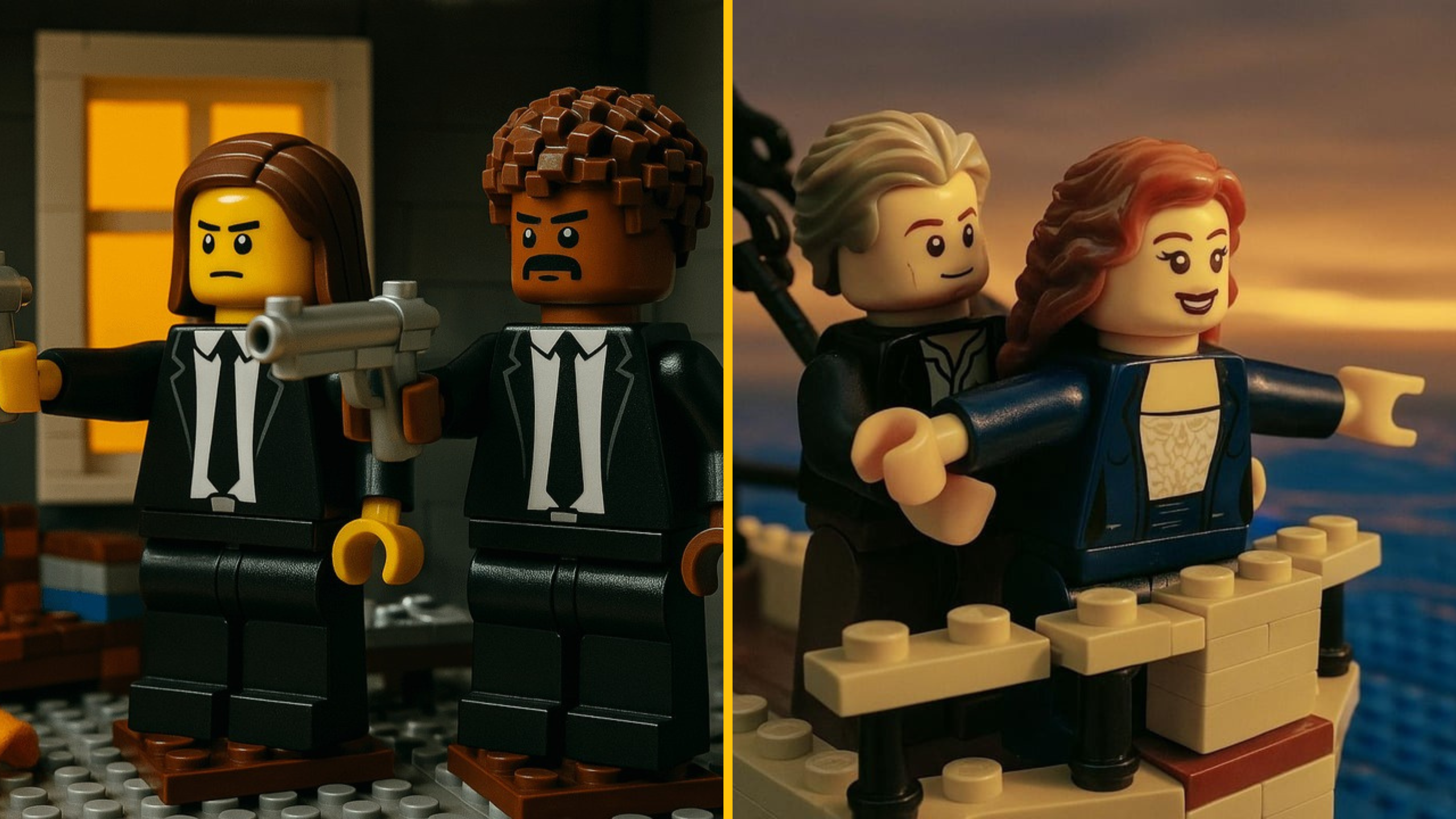 9 filmových hitov a ich LEGO verzia podľa AI