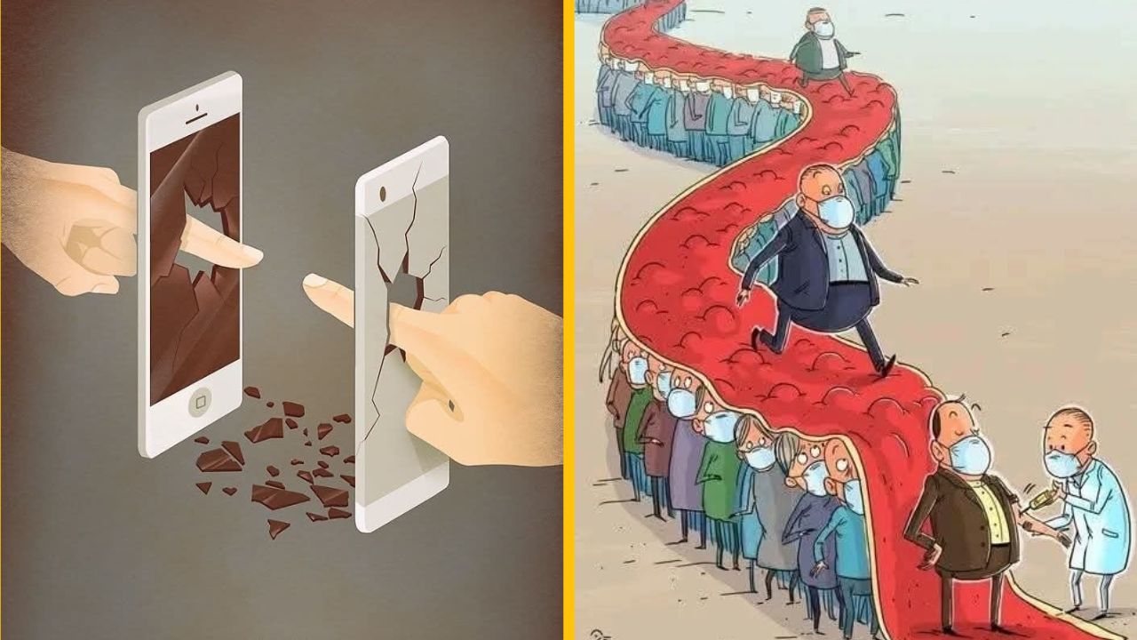 15 krásnych a zároveň hlbokých ilustrácií, ktoré ukazujú skutočnú realitu dnešného sveta #3