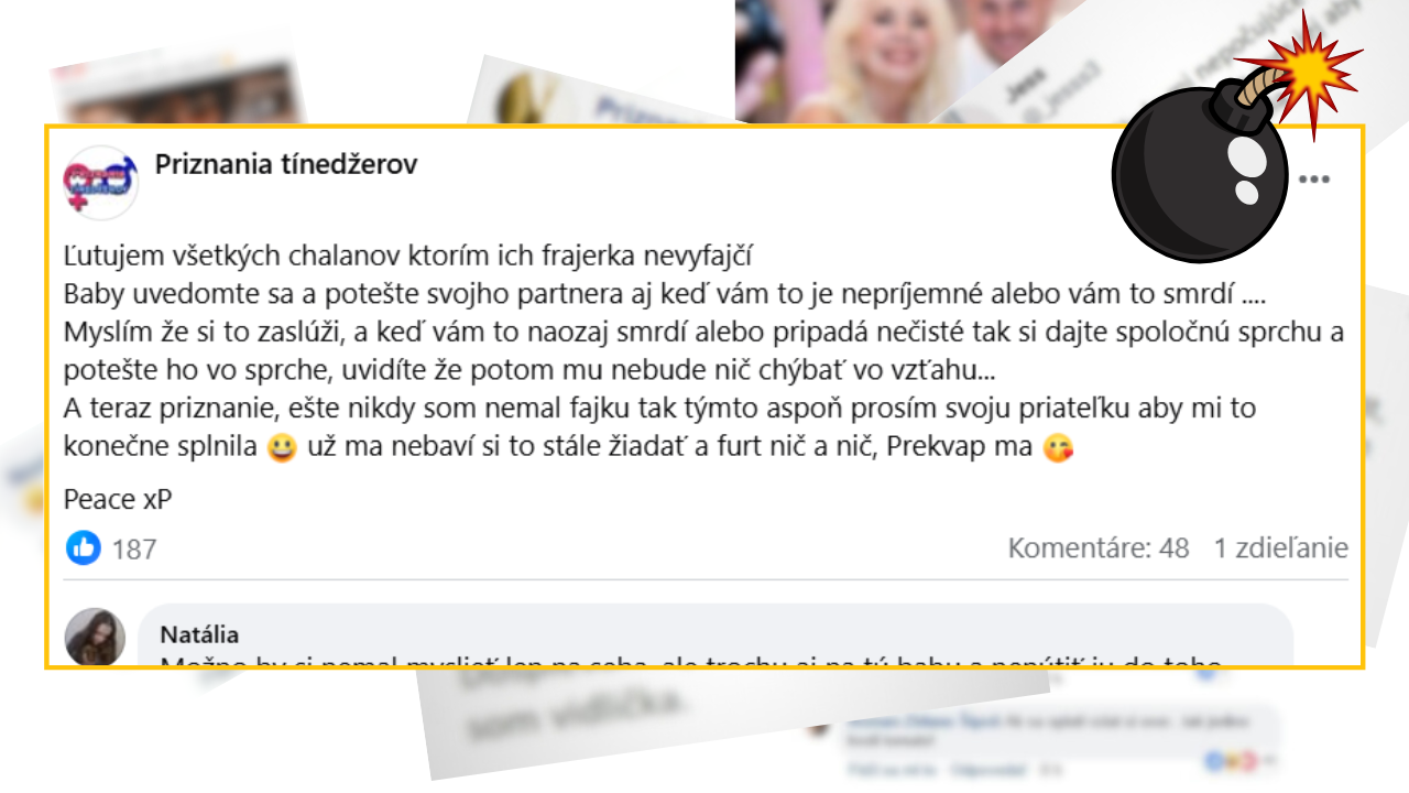 Bomby zo sociálnych sietí #1166 – chcel zhejtovať baby, ktoré neuspokojujú svojich chlapov ústami, dostal náklad v komentároch