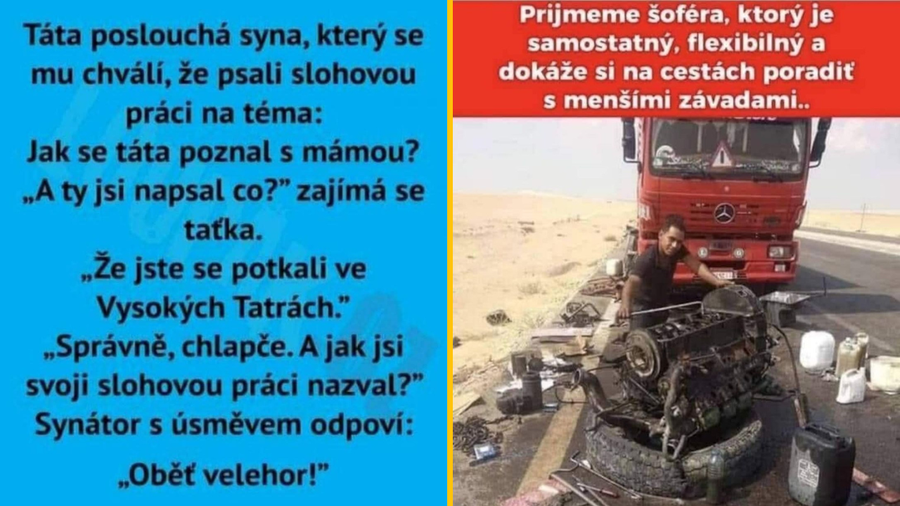 20+ Obrázkov: Všetko vtipné z internetu! #502 – Hádka s manželkou o posledné slovo a staré Slovenské príslovie