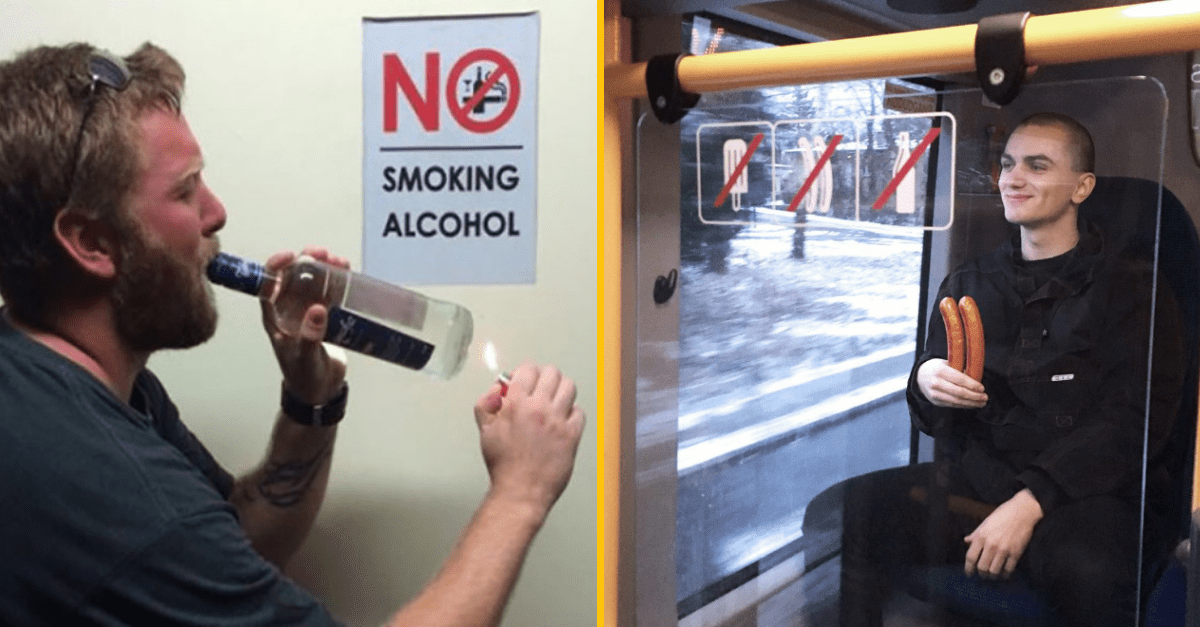 20 vtipných fotografií moderných rebelov, ktorí nedoduržujú pravidlá