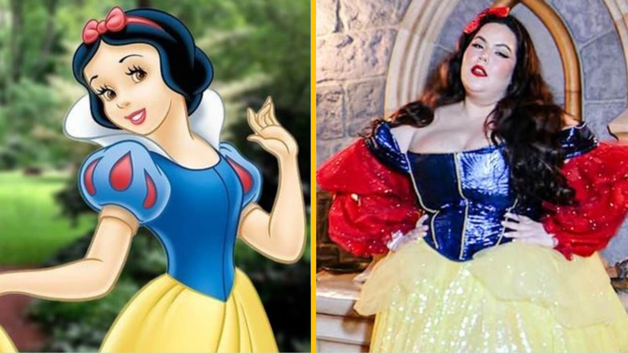 Plus size dizajnérka oživuje Disneyho postavičky svojím realistickým telom