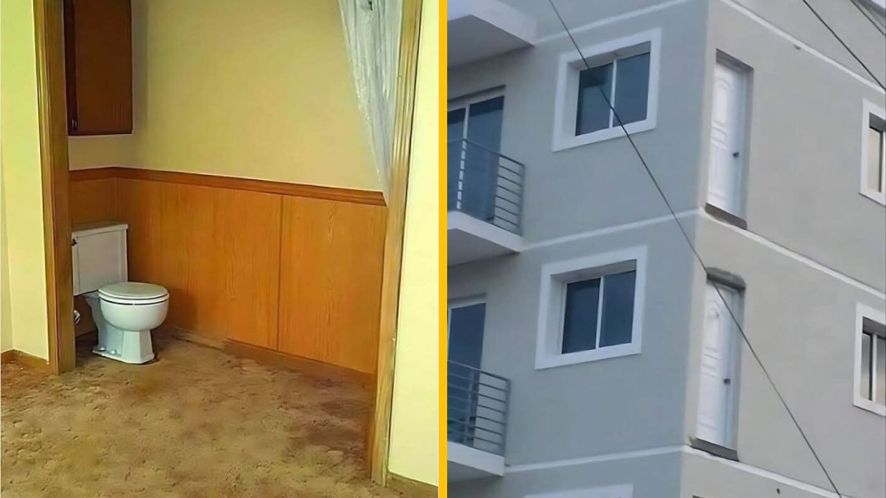 15 stavebných kuriozít: schody do steny, dvere nad prázdnom a križujúce sa potrubie