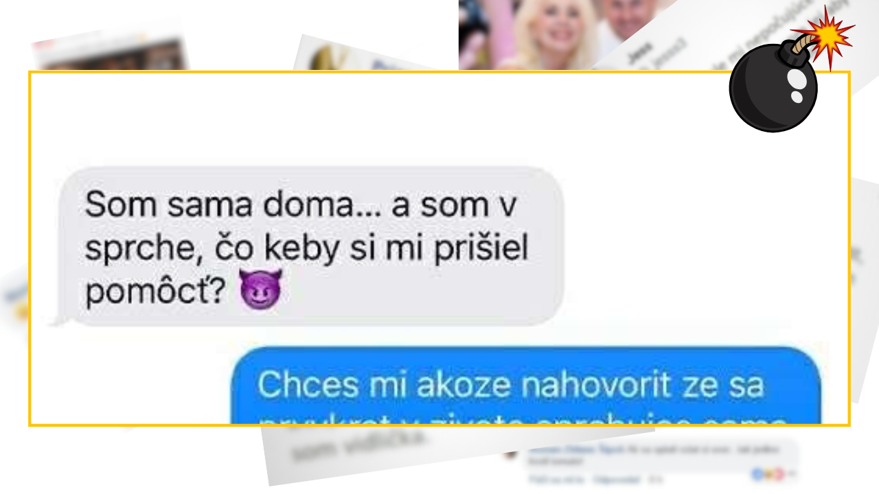 Bomby zo sociálnych sietí #1202 – napísala mu, že je sama doma a v sprche či jej nepríde pomôcť