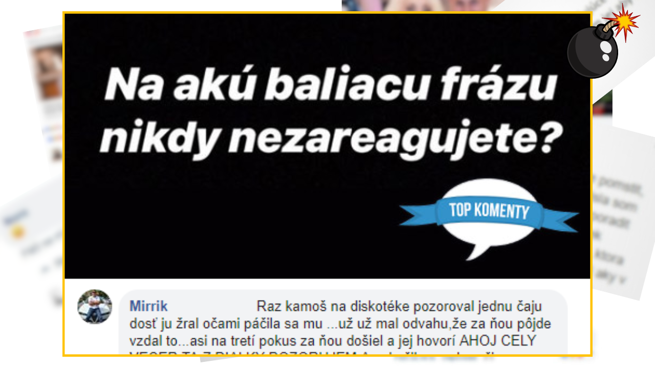 Bomby zo sociálnych sietí #1216 – trápne baliace frázy, ktoré zažili Slováci a Slovenky