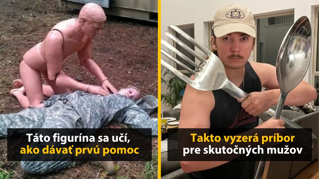 30+ Obrázkov, ktorými dokonale zabiješ čas #599 – Figurína trénuje 1. pomoc, či socha v tvare ľudského prsta