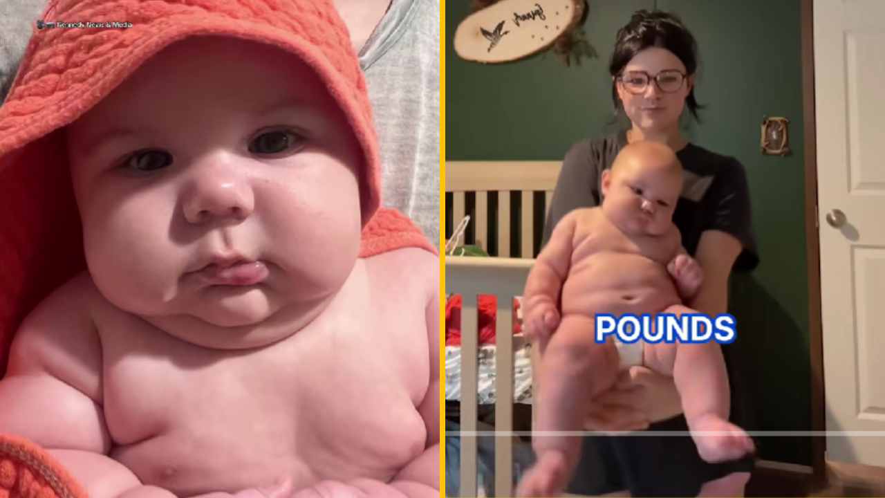 „Obrie dieťa“ váži v 4 mesiacoch skoro 11 kilogramov. Rodičia mamičku verejne kritizujú
