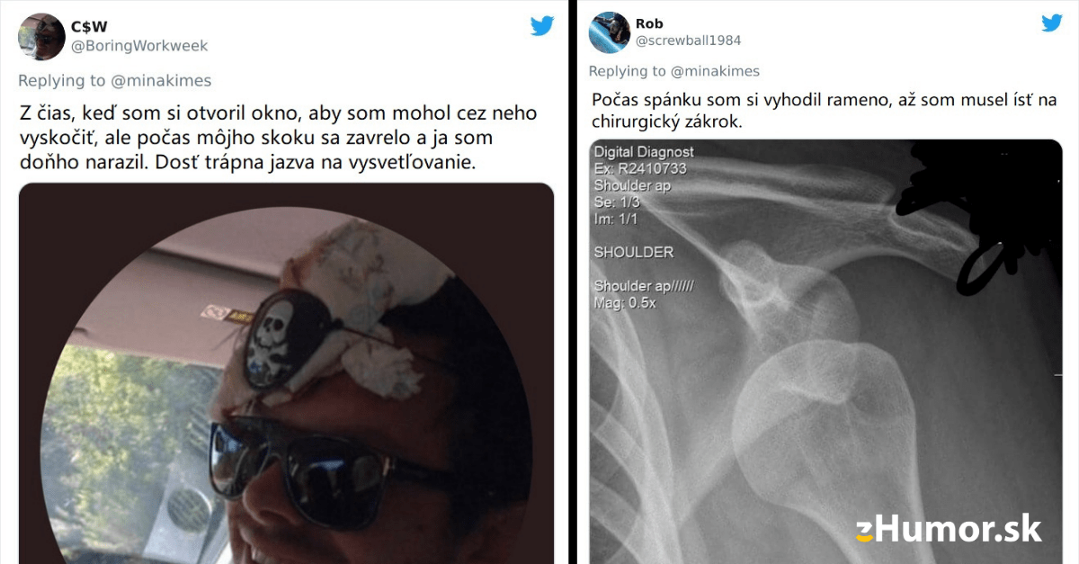 6 vtipných príbehov ako si ľudia spôsobili naozaj bizarné zranenia