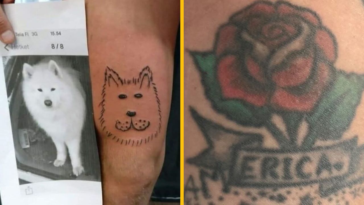 10 nešťastných duší, ktorí budú svoje tetovanie ľutovať zrejme do konca života