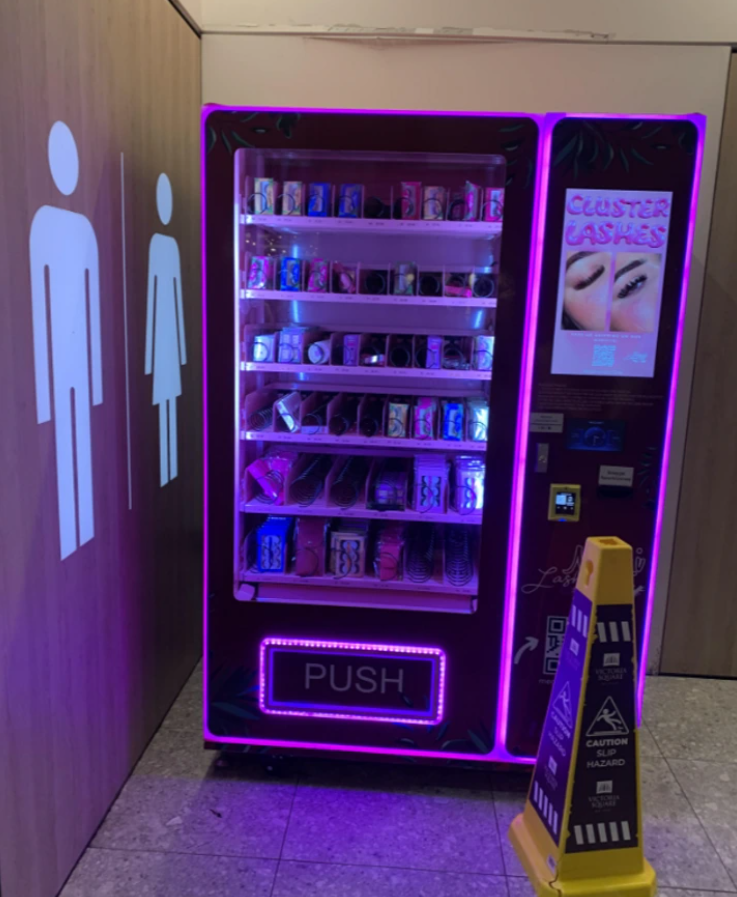 Automat s umelými mihalnicami