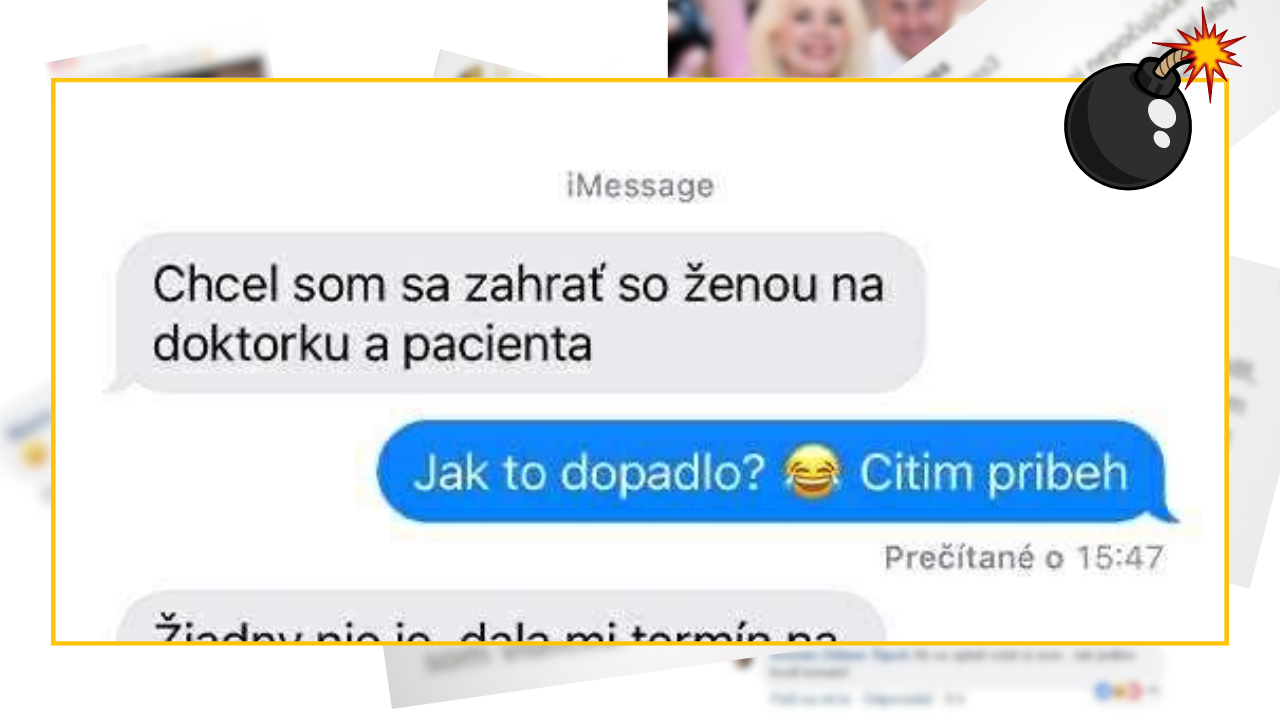 Bomby zo sociálnych sietí #1218 – hrali sme sa so ženou na doktorku a pacienta na slovenský spôsob