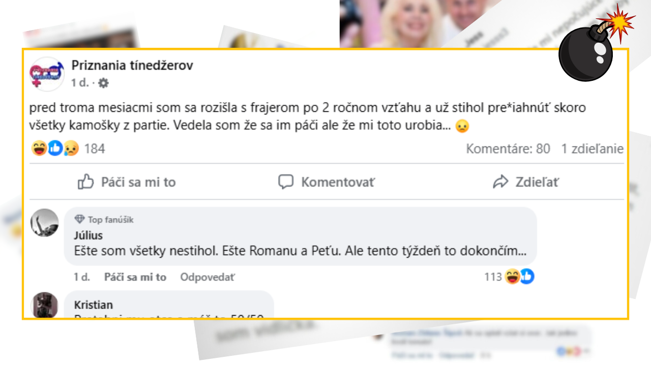 Bomby zo sociálnych sietí #1221 – po rozpade vzťahu, PRETIAHOL všetky jej kamarátky