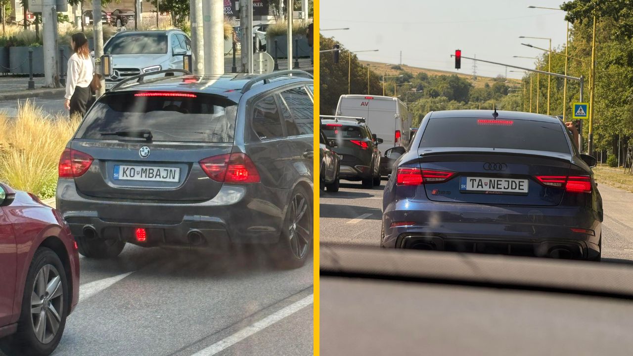 10 vtipných slovenských EČV: Keď má auto vlastnú hlášku
