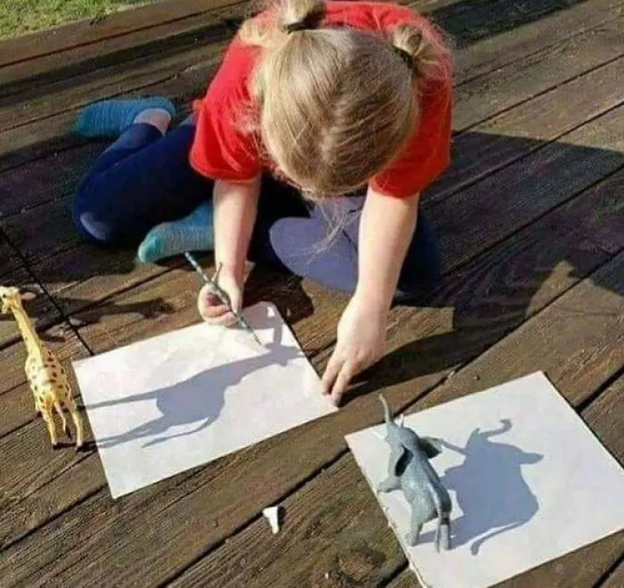 Kreslenie podľa tieňov