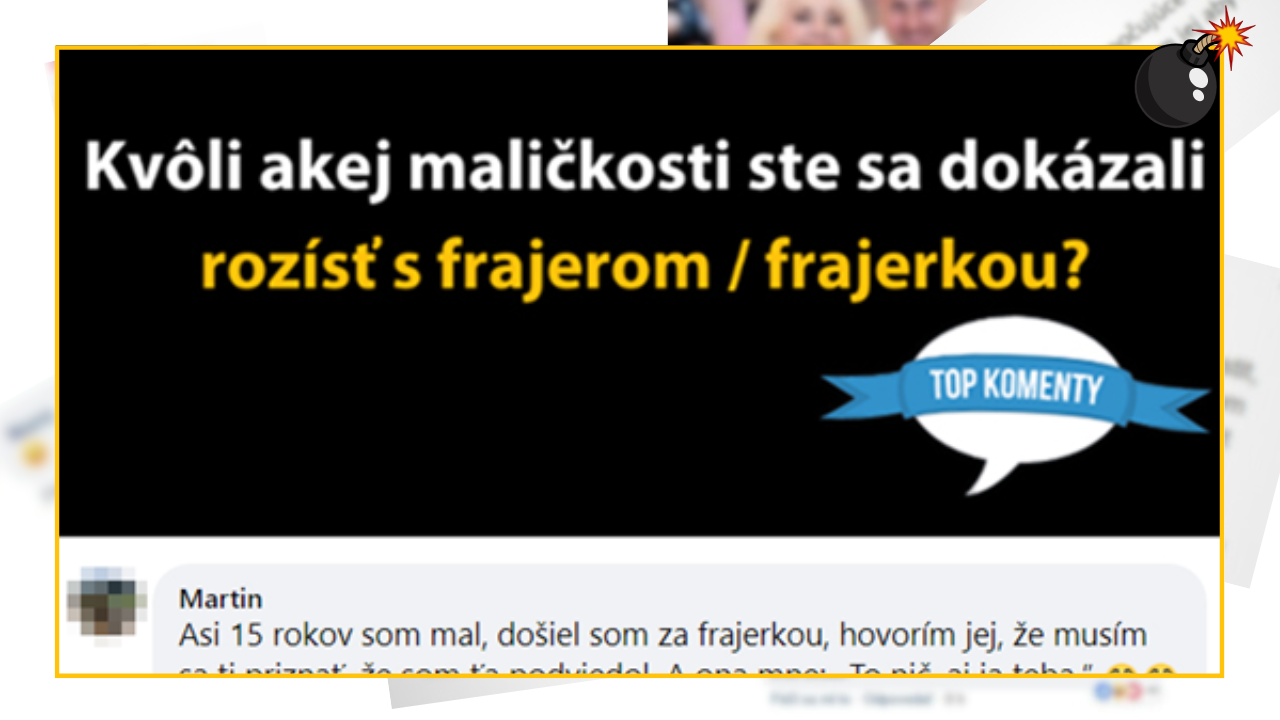 Kvôli akej maličkosti ste sa rozišli s frajerom/frajerkou? Top komentáre užívateľov online diskusie.
