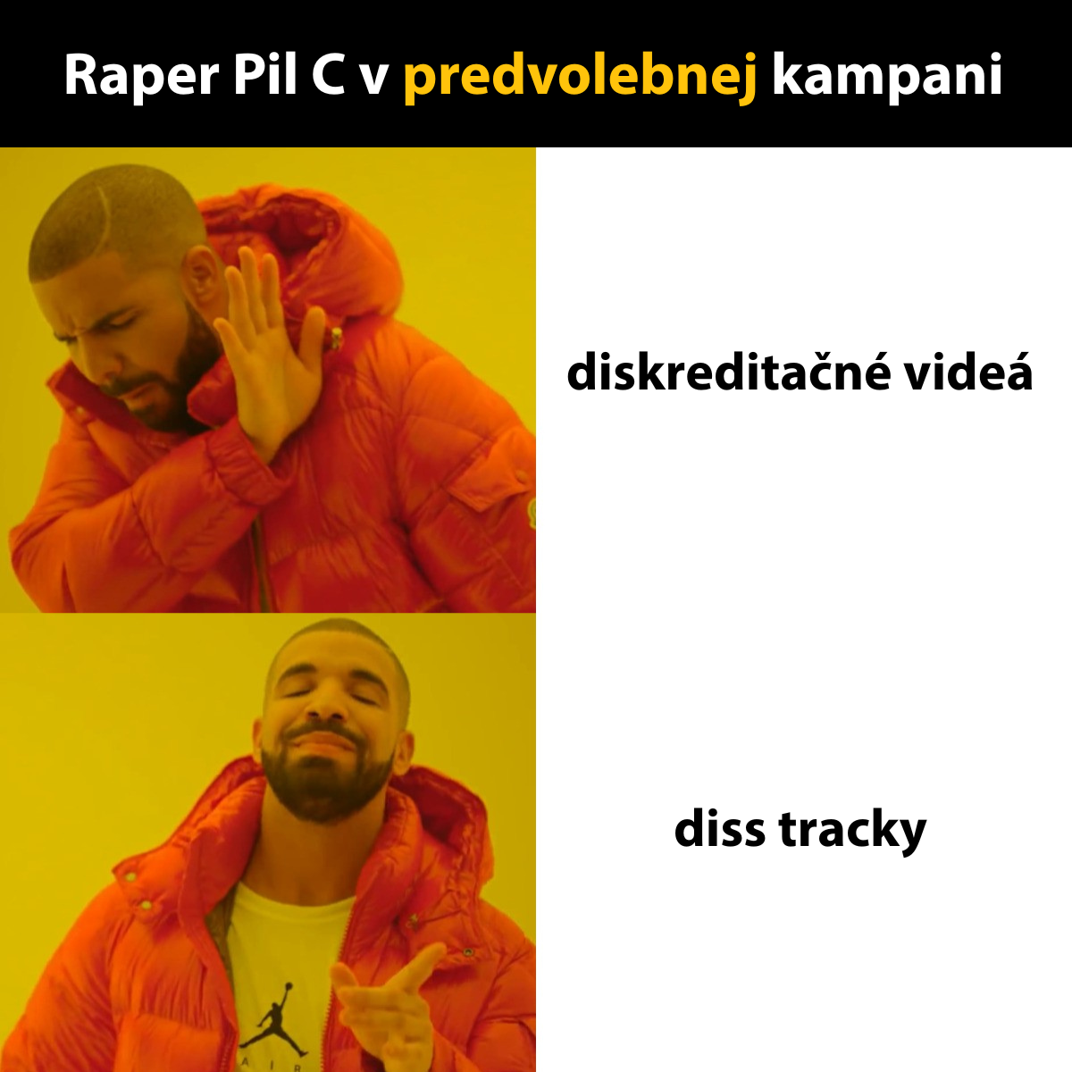 Muž odmieta diskreditačné videá, uprednostňuje dissy v kampani.