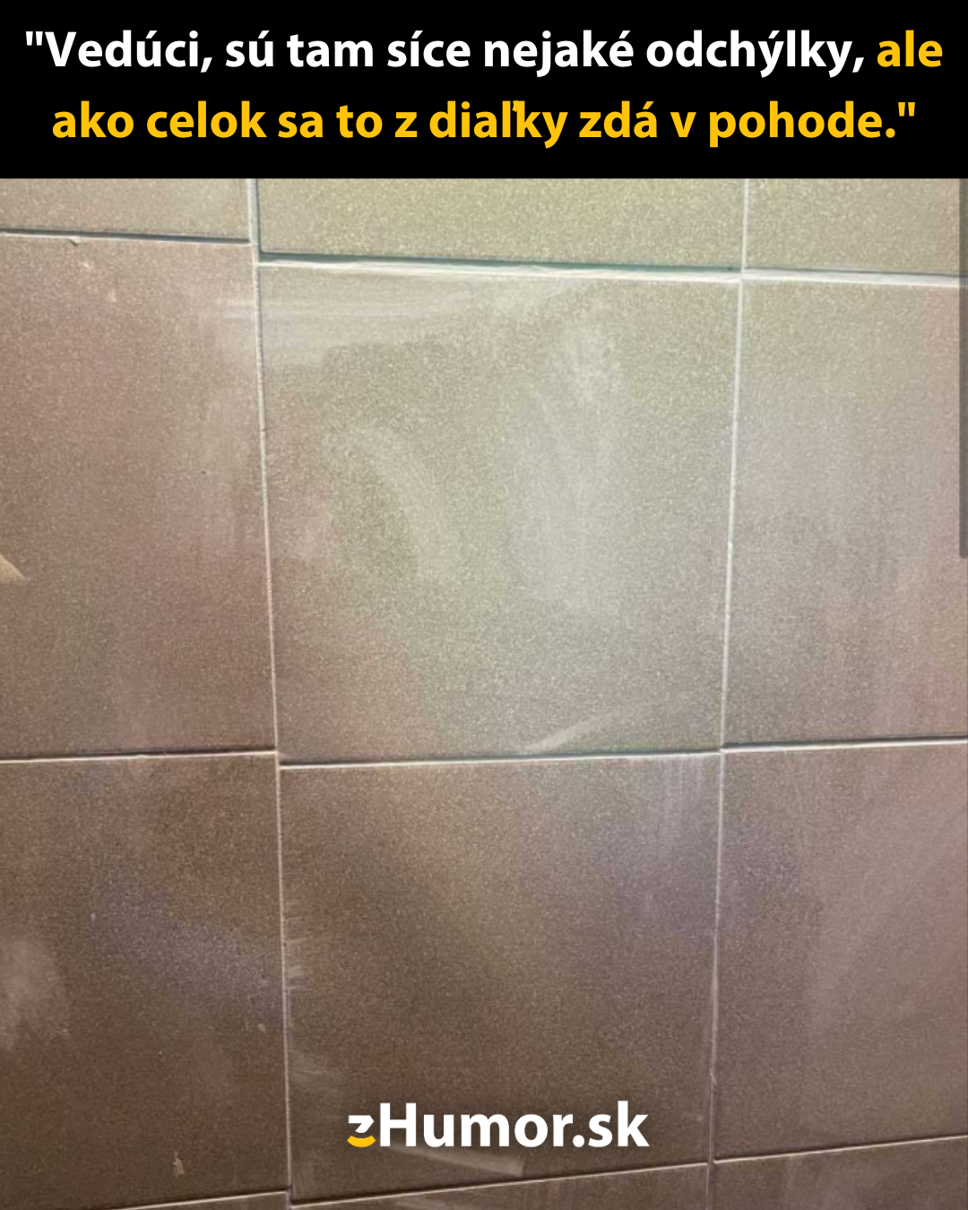 Majstri fušeri robili obklad
