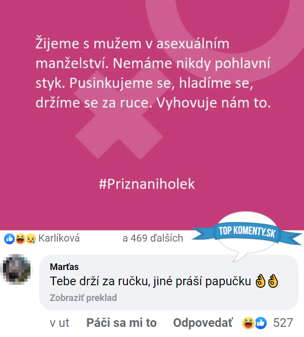 Asexuálne manželstvo: žiadny pohlavný styk, len bozky a objatia. Páru to takto vyhovuje. #Priznaniholek