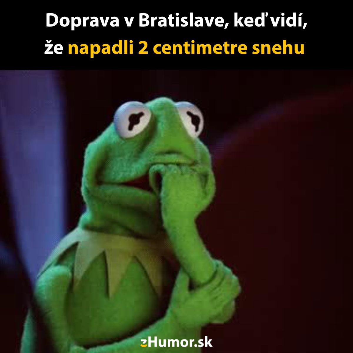 Doprava v hlavnom meste, keď napadne sneh