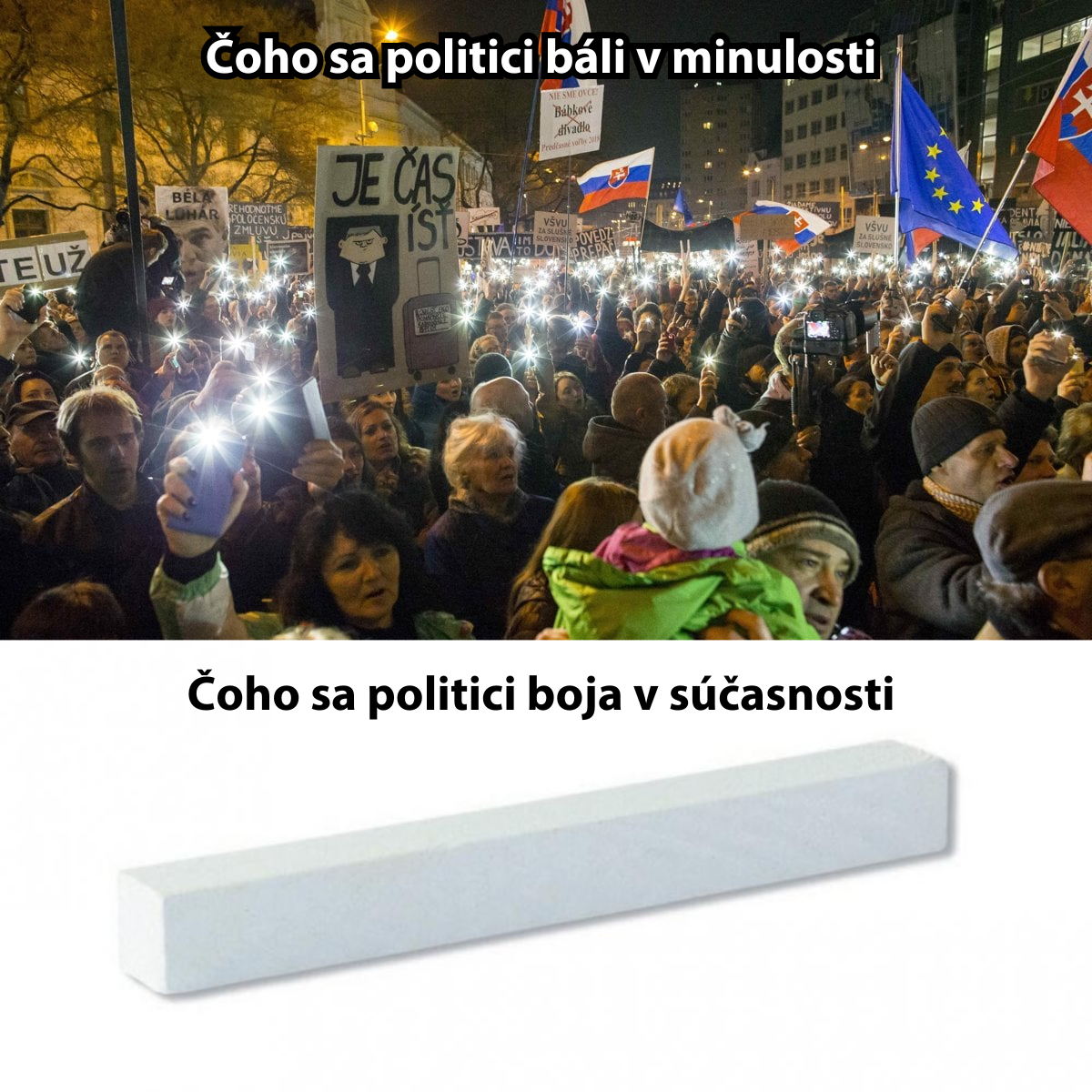 Nápisy na chodníkoch po celom Slovensku