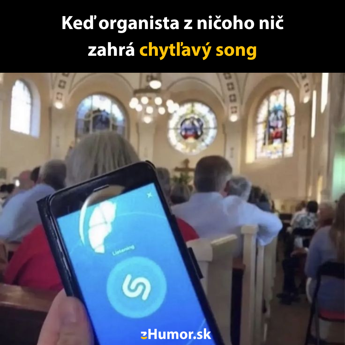 Shazam v kostole